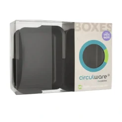 PAPSTAR "Circulware by Haval" Mehrweg-Schalen Mix & Match eckig 3 cm x 15,6 cm x 11,7 cm schwarz