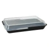 PAPSTAR "Circulware by Haval" Mehrweg-Schalen Mix & Match eckig 2,9 cm x 15,6 cm x 23,4 cm schwarz