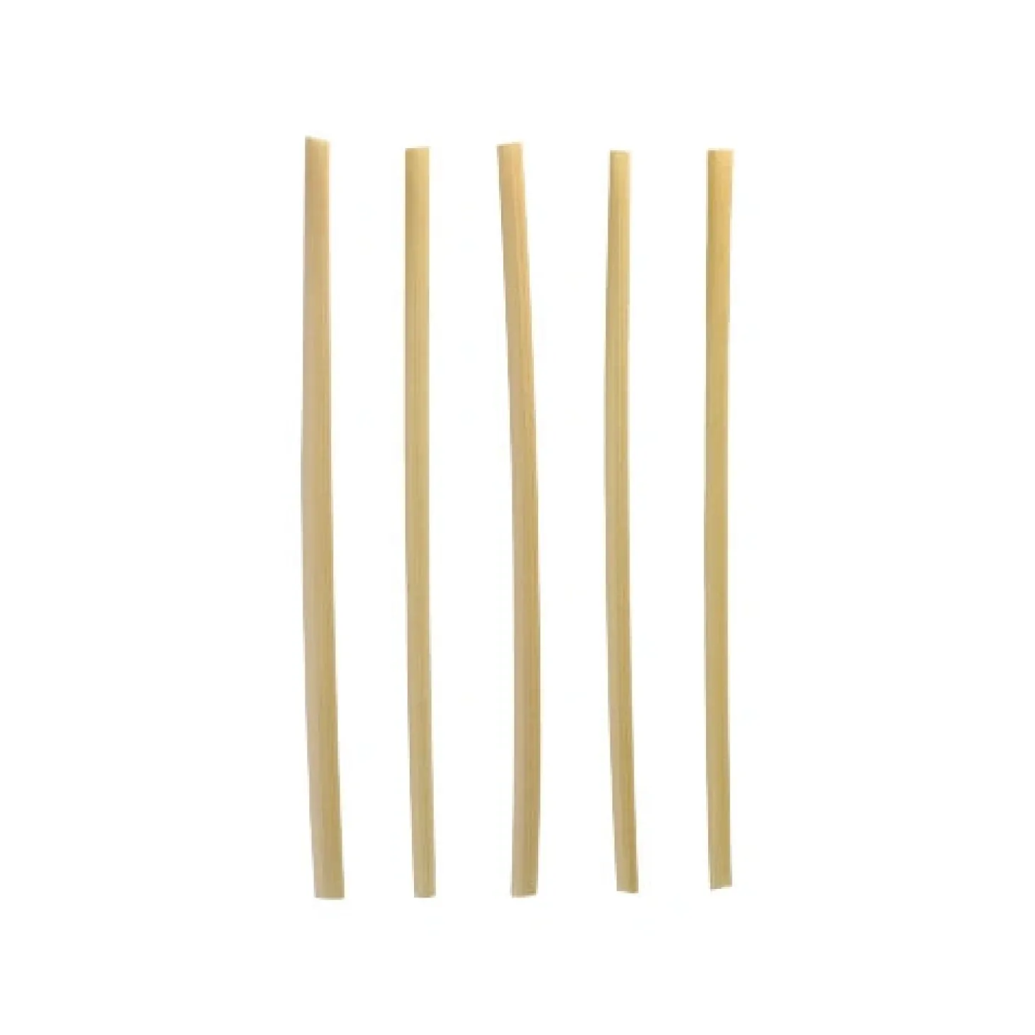 PAPSTAR Cocktail Trinkhalme, Stroh "pure" Ø 4 mm, 15 cm