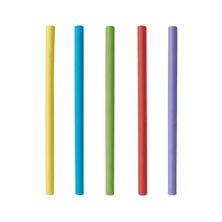 PAPSTAR Cocktail Trinkhalme, Papier Ø 7 mm, 15 cm farbig sortiert