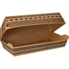 PAPSTAR Conpax (LM) Baguetteboxen, Pappe 7,5 cm x 10,7 cm x 22 cm braun "Maori" groß