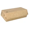 PAPSTAR Conpax (LM) Baguetteboxen, Pappe "NOTPLA" 7,5 cm x 10,7 cm x 22 cm braun