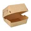 PAPSTAR Conpax (LM) Burgerboxen, Pappe "NOTPLA" 7,8 cm x 11,5 cm x 11 cm braun