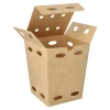 PAPSTAR Conpax (LM) Pommes-Frites-Boxen, Pappe "NOTPLA" 15 cm x 10,5 cm x 10,5 cm braun