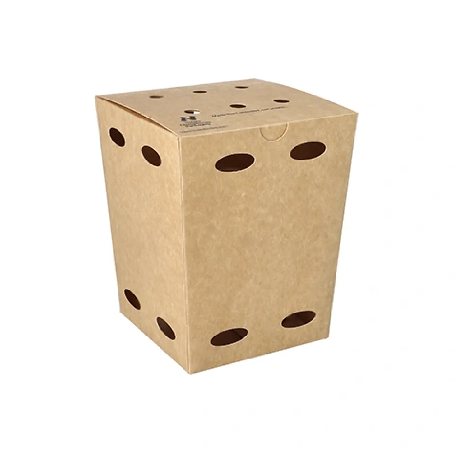 PAPSTAR Conpax (LM) Pommes-Frites-Boxen, Pappe "NOTPLA" 15 cm x 10,5 cm x 10,5 cm braun