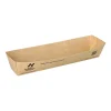 PAPSTAR Conpax (LM) Snacktrays, Pappe "NOTPLA" 3,5 cm x 3,3 cm x 18,5 cm braun