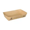 PAPSTAR Conpax (LM) Snacktrays, Pappe "NOTPLA" 3,8 cm x 8,5 cm x 15,5 cm braun