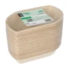 PAPSTAR Conpax (LM) Snacktrays Zuckerrohr 3,6 cm x 12,2 cm x 19,4 cm natur