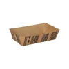 PAPSTAR Conpax (LM) Snacktrays, Pappe 3,5 cm x 7 cm x 12 cm braun "Maori" mittel