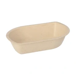 PAPSTAR Conpax (LM) Snacktrays Zuckerrohr 3,6 cm x 9,9 cm x 15 cm natur
