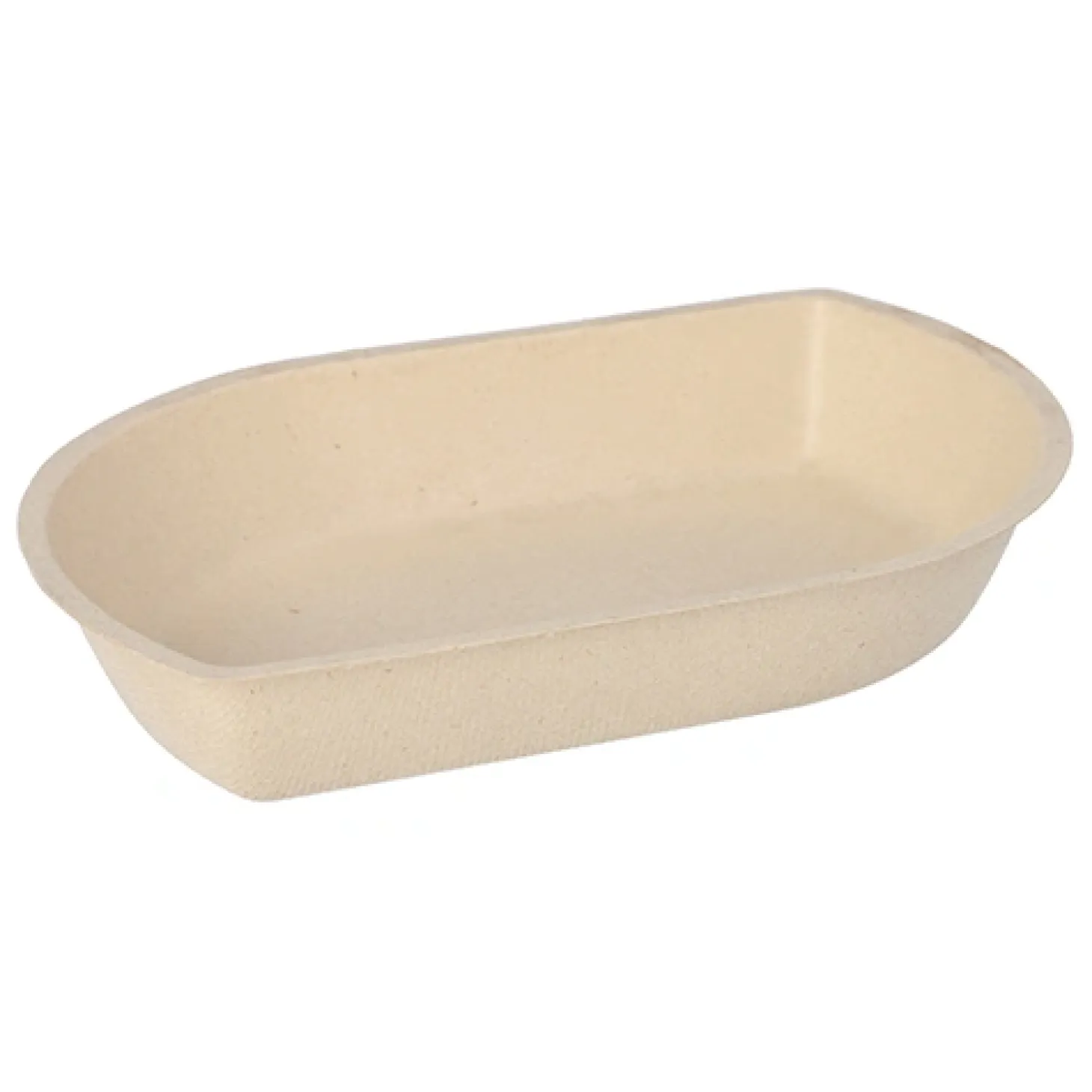 PAPSTAR Conpax (LM) Snacktrays Zuckerrohr 3,6 cm x 14,4 cm x 21 cm natur