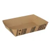 PAPSTAR Conpax (LM) Snacktrays, Pappe 4 cm x 11 cm x 16 cm braun "Maori" extra groß