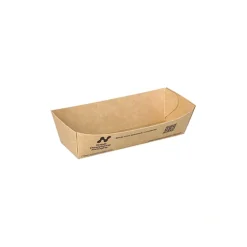 PAPSTAR Conpax (LM) Snacktrays, Pappe "NOTPLA" 3 cm x 3,3 cm x 10,5 cm braun
