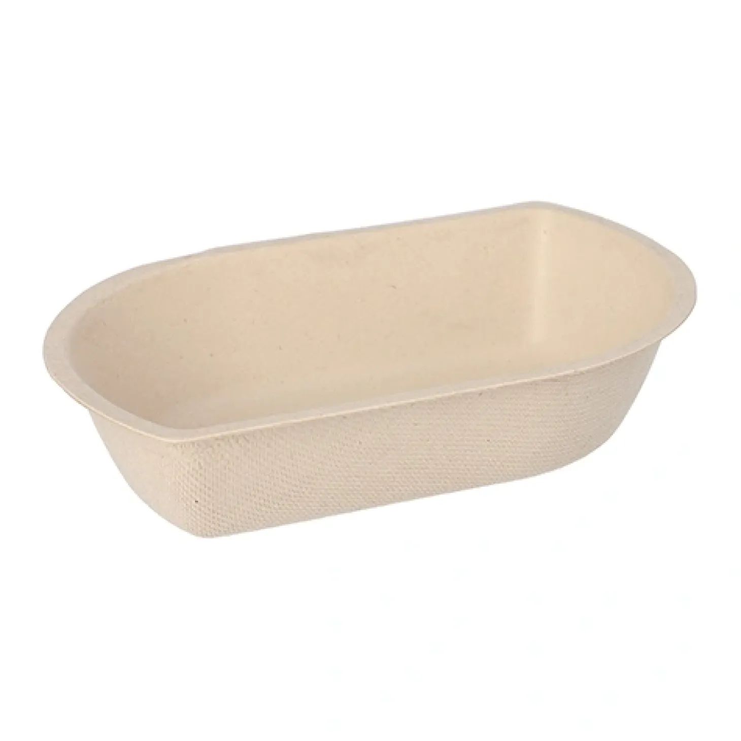 PAPSTAR Conpax (LM) Snacktrays Zuckerrohr 3,6 cm x 11,1 cm x 16,8 cm natur