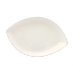 PAPSTAR Conpax (LM) Teller "Folia" Zuckerrohr oval 23,6 cm x 35,6 cm