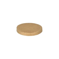 PAPSTAR Deckel für Portionsbecher, Pappe rund Ø 6 cm braun