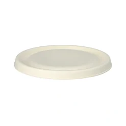 PAPSTAR Deckel für Schalen Zuckerrohr "pure" Ø 17 cm, 1,2 cm weiß