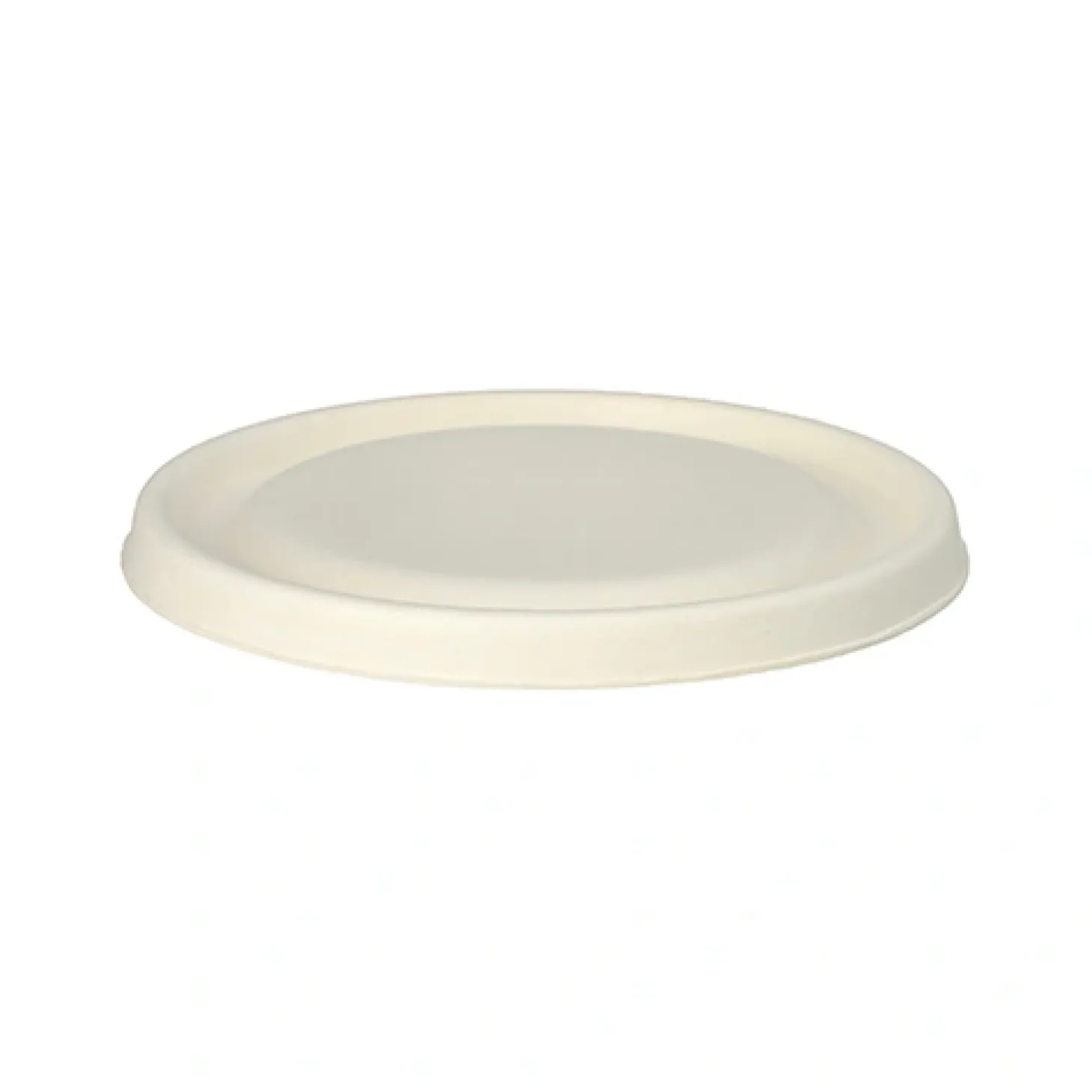 PAPSTAR Deckel für Schalen Zuckerrohr "pure" Ø 17 cm, 1,2 cm weiß