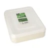 PAPSTAR Deckel, Zuckerrohr "pure" 1,4 cm x 22,5 cm x 29 cm weiß