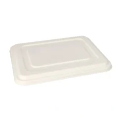 PAPSTAR Deckel, Zuckerrohr "pure" 1,4 cm x 22,5 cm x 29 cm weiß