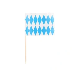 PAPSTAR Deko-Picker 8 cm "Bayrisch Blau"
