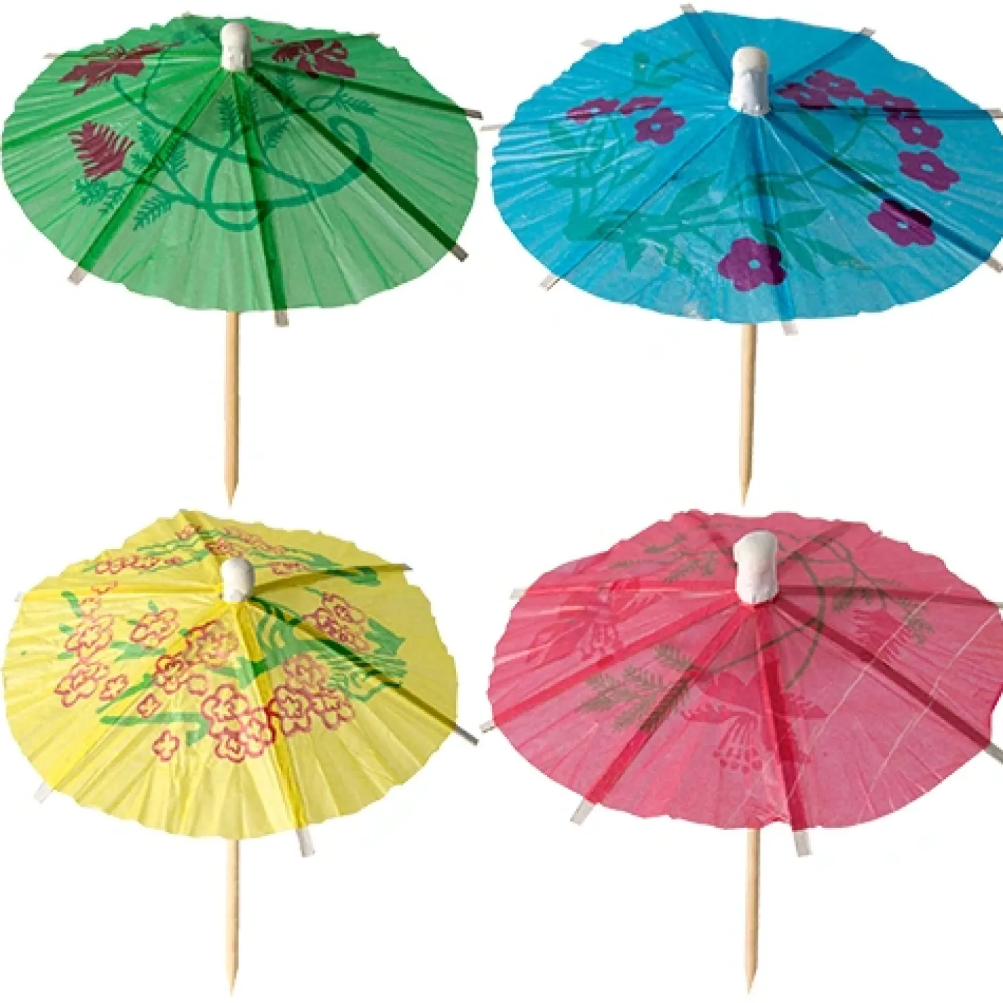 PAPSTAR Deko-Picker 10 cm farbig sortiert "Eisschirmchen"