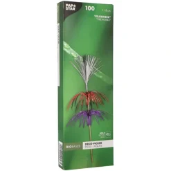 PAPSTAR Deko-Picker 18 cm farbig sortiert
