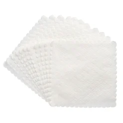 PAPSTAR Dessertdeckchen 15 cm x 15 cm weiß