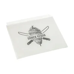 PAPSTAR Döner-Kebab-Tüten 16 cm x 16 cm weiß
