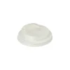 PAPSTAR Dom-Deckel, C-PLA rund Ø 8 cm, 2,1 cm weiß