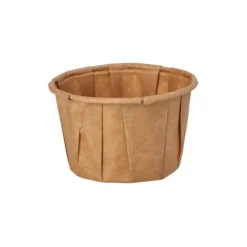 PAPSTAR Dressingbecher, Papier "pure" 50 ml Ø 5,8 cm, 3,5 cm braun