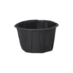 PAPSTAR Dressingbecher, Papier 50 ml Ø 5,8 cm, 3,5 cm schwarz