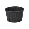 PAPSTAR Dressingbecher, Papier 110 ml Ø 7 cm, 4,2 cm schwarz