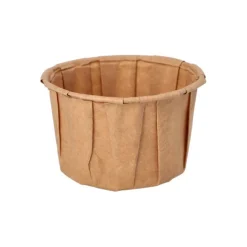 PAPSTAR Dressingbecher, Papier "pure" 110 ml Ø 7 cm, 4,2 cm braun