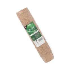 PAPSTAR Dressingbecher, Papier "pure" 110 ml Ø 7 cm, 4,2 cm braun