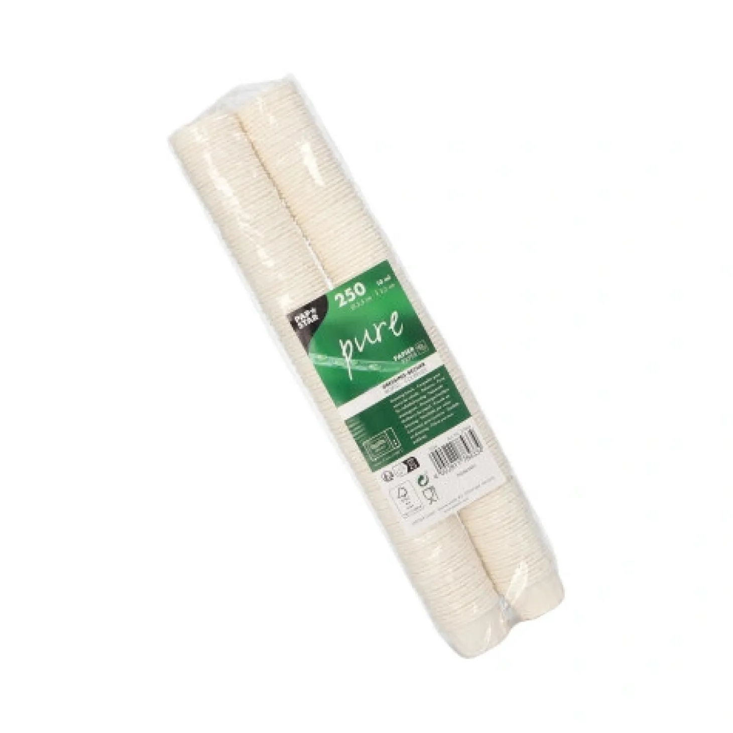 PAPSTAR Dressingbecher, Papier "pure" 10 ml Ø 3,5 cm, 2,2 cm weiß