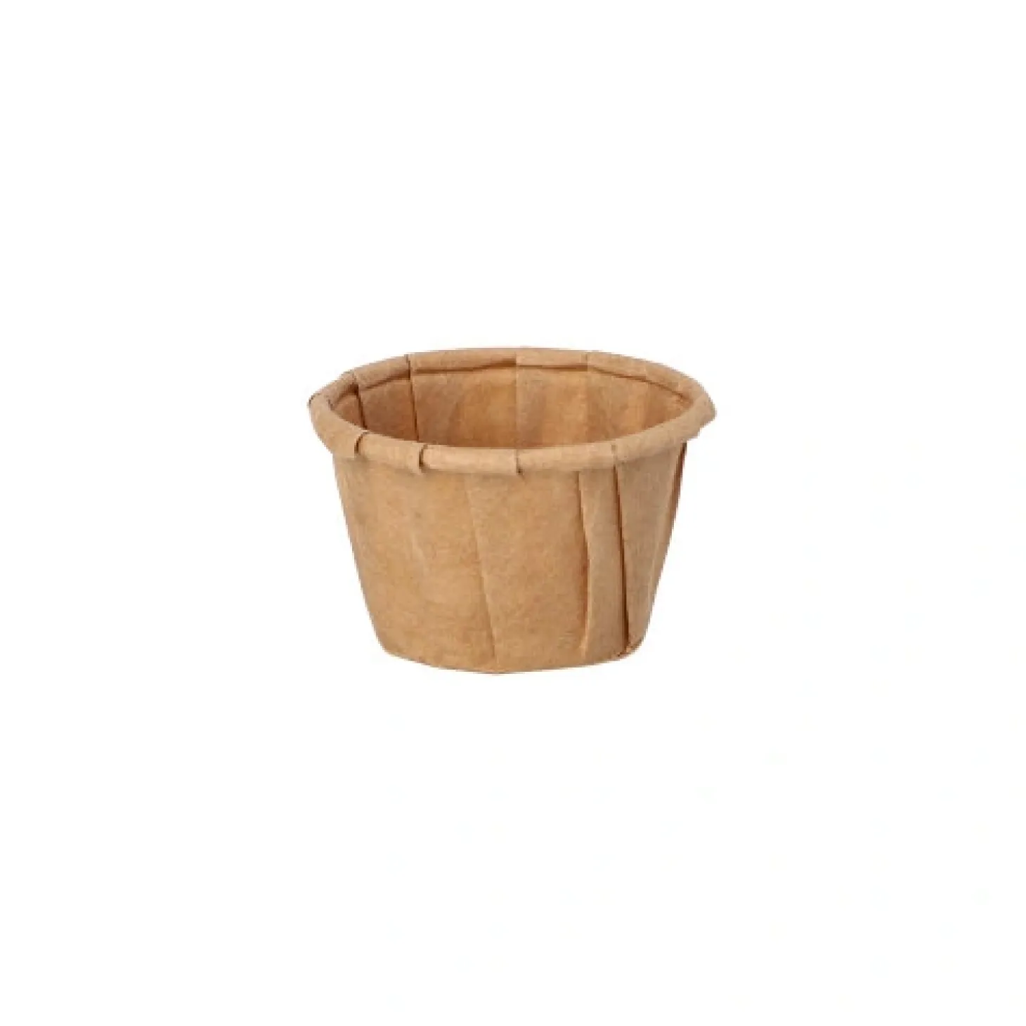 PAPSTAR Dressingbecher, Papier "pure" 10 ml Ø 3,5 cm, 2,2 cm braun
