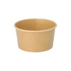 PAPSTAR Eisbecher, Pappe rund 200 ml Ø 9,2 cm, 5 cm braun, 10 x 50 Stück