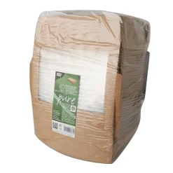 PAPSTAR Feinkostboxen, Pappe mit Sichtfenster aus PLA 