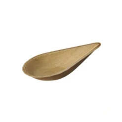 PAPSTAR Fingerfood - Löffel, Palmblatt "pure" 12 cm "Asia"