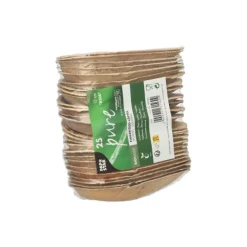 PAPSTAR Fingerfood - Löffel, Palmblatt "pure" 12 cm "Asia"