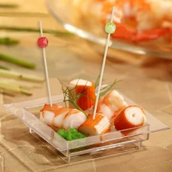 PAPSTAR Fingerfood - Picker 12 cm farbig sortiert "Square", 10 x 100 Stück