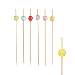 PAPSTAR Fingerfood - Picker 12 cm farbig sortiert "Square", 15 x 40 Stück