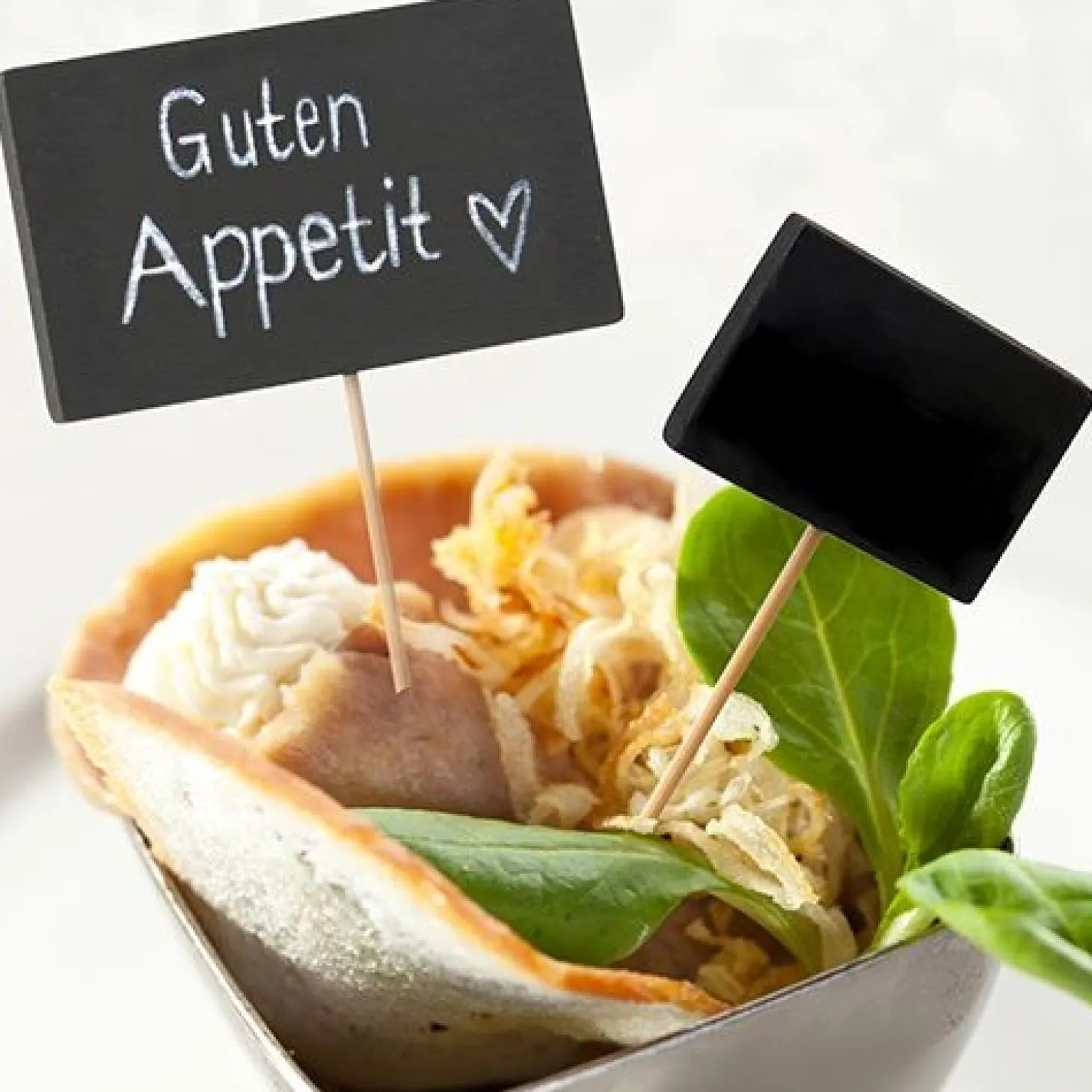 PAPSTAR Fingerfood - Picker 8,5 cm "Blackboard", 10 x 20 Stück