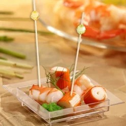 PAPSTAR Fingerfood - Picker 12 cm farbig sortiert "Pearl", 15 x 40 Stück