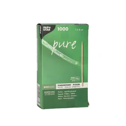 PAPSTAR Fingerfood - Picker "pure" 6,8 cm einseitig spitz