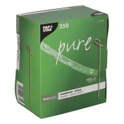 PAPSTAR Fingerfood - Picker "pure" 10 cm "Knoten", 6 x 250 Stück