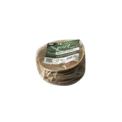 PAPSTAR Fingerfood - Schalen, Bambus "pure" rund 50 ml Ø 8,5 cm, 2 cm, 12 x 12 Stück