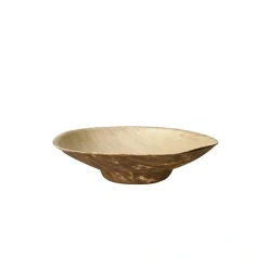 PAPSTAR Fingerfood - Schalen, Bambus "pure" rund 50 ml Ø 8,5 cm, 2 cm, 12 x 12 Stück