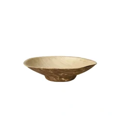 PAPSTAR Fingerfood - Schalen, Bambus "pure" rund 50 ml Ø 8,5 cm, 2 cm, 10 x 50 Stück